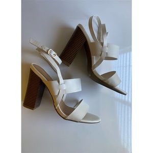 White block heels